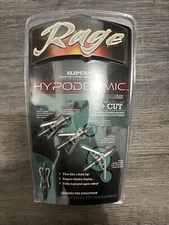 Rage Hypodermic 2 Blade 100 Grain Broad Heads - 3 Pack