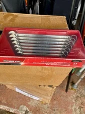 Snap-on™ 7 PC 12 POINT SAE FLANK DRIVE PLUS COMBINATION WRENCH SET (3/8"-3/4")