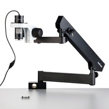 AmScope 10X-280X 8.3MP Handheld USB LED Microscope  Articulating Arm w Clamp