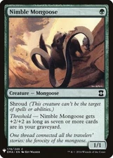 Nimble Mongoose ~ Near Mint Mystery Booster MTG Magic UltimateMTG Green Card