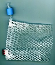 Small Mesh Bag 5 1/8" x 4 1/2" Drawstring Top Floater Sponge U.S. Seller B-6-47