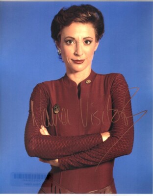 STAR TREK DS9 Major Kira Nerys NANA VISITOR signed 8" x 10" photo! | eBay