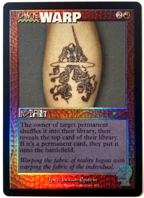MTG Chaos Warp RAINBOW FOIL Secret Lair Drop Brain Dead 823 NM | eBay