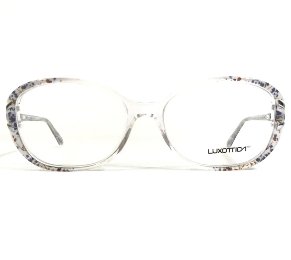 Monturas para gafas Luxottica LU 4339 C547 marrón azul transparente cuadrado 53-16-135 Foto 2 de 4