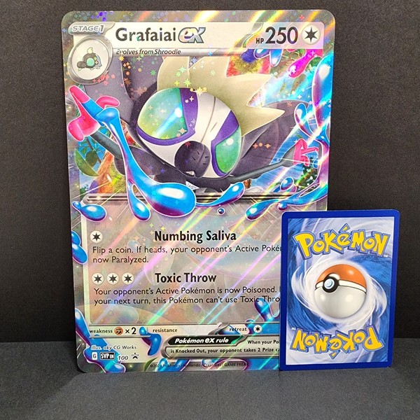 Pocket Scout - Grafaiai ex SVP 100 JUMBO Black Star Promo Pokemon Scarlet & Violet
