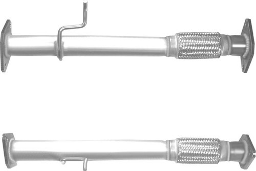 BM Centre Exhaust Pipe Euro 4 Fits Mazda B-Series 1998-2003 2.5 D TD WL4140600B - Picture 2 of 5