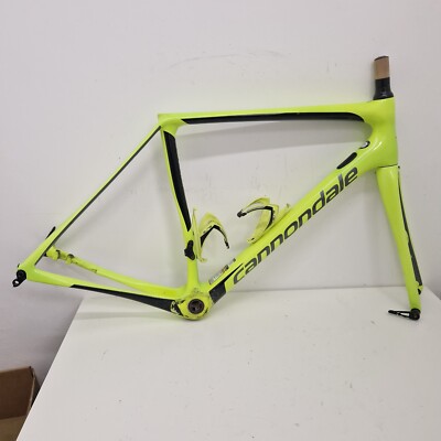 Cannondale Synapse Carbon Disc Rahmenset, neongrün, Medium 54cm. 2021. Beschädigt.