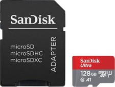 Sandisk Ultra 128GB Memory Card High Speed MicroSD Class 10 for Smartphones