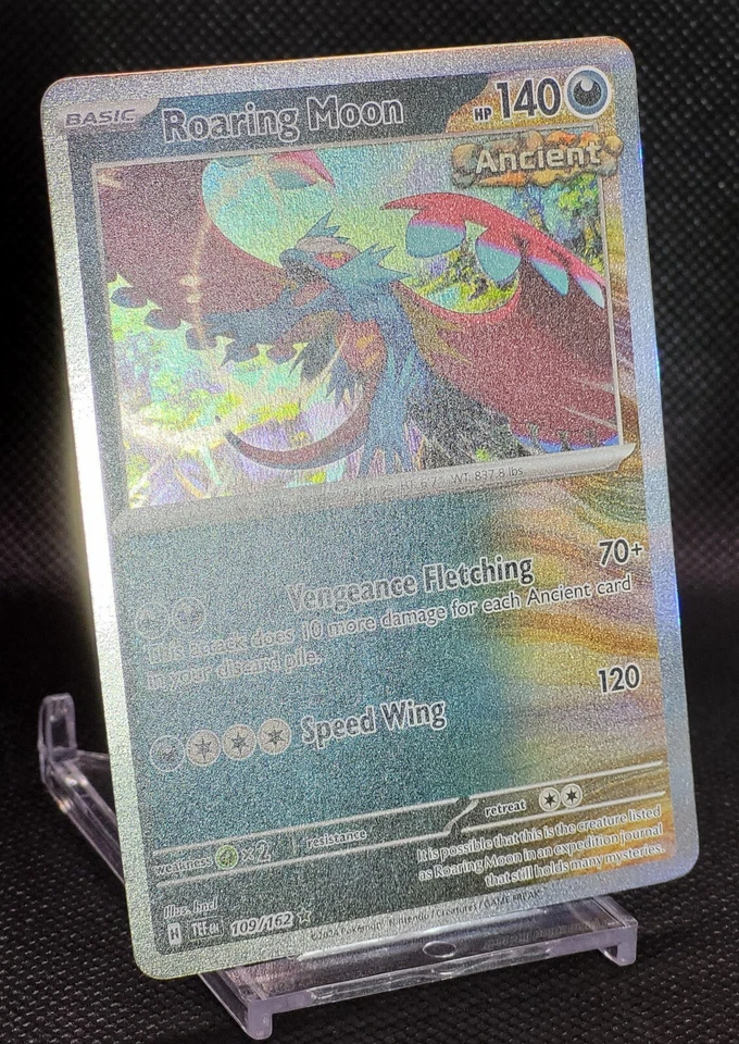 Roaring Moon 109/162 - SV05: Temporal Forces (TEF) Rare Foil Pokemon - Image 3 of 4