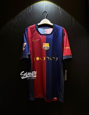 Barcelona 2024/2025 Home Jersey Coldplay Special Edition Gavi