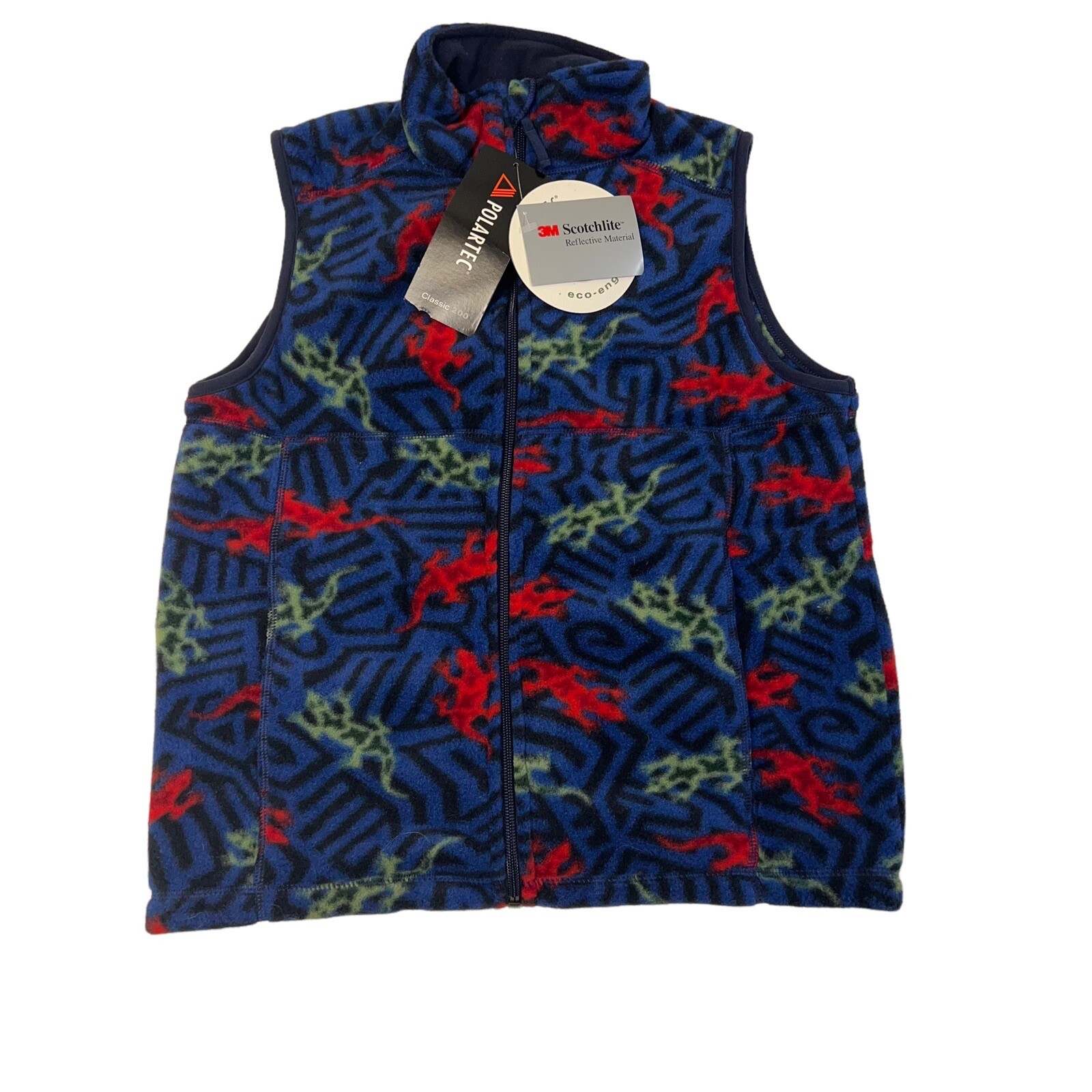 lizzard fleece vest