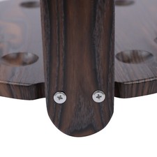 Floor Stand Billiard Cue Holder 9Hold Pool Cue Stick Rack Holder Table Wooden