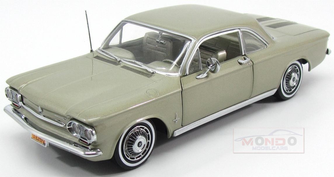 Chevrolet corvair coupé 1963 herbst Gold traf sunstar 1,18 ss1485 modell Chevrolet corvair coupé 1963 herbst Gold traf sunstar 1,18 ss1485 modell