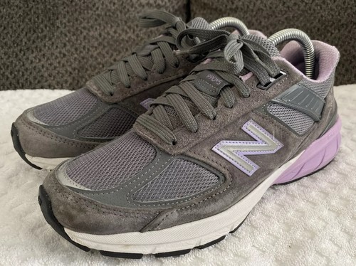 New Balance 990v5 Running Shoes Lead 