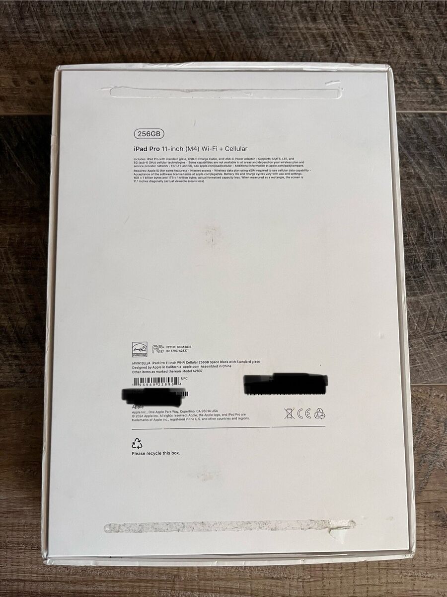New Apple iPad Pro 11-inch M4 256GB - Wi-Fi + Cellular New Apple iPad Pro 11-inch M4 256GB - Wi-Fi + Cellular