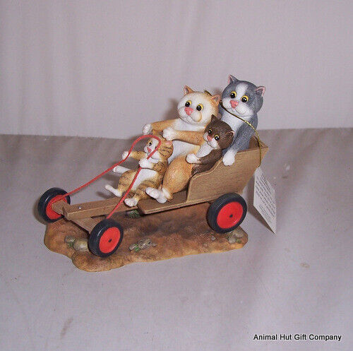 Border Fine Arts Comic Cats Go Karting A22913 - Picture 1 of 1