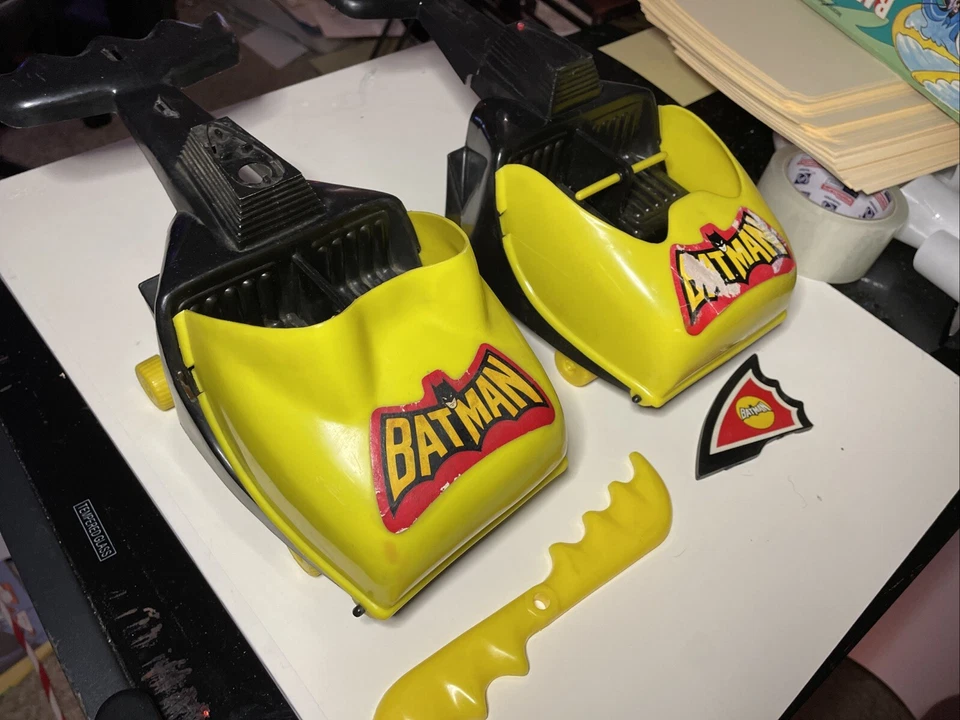 Juguetes de colección MEGO BATCOPTER Figuras de acción Batman Helicóptero Muñecas Piezas Foto 2 de 4