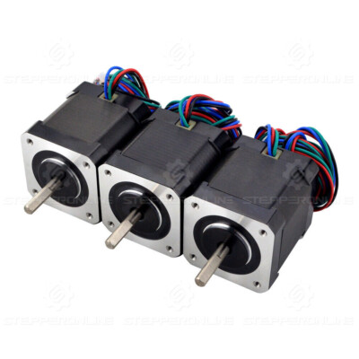 STEPPERONLINE 3Stk Nema17 Schrittmotor 59Ncm Stepper Motor 48mm 2A 17HS19-2004S1
