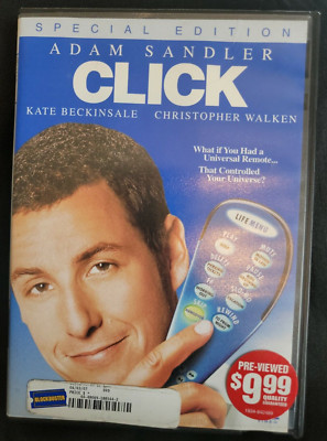 CLICK (DVD Special Edition) Adam Sandler Complete With Case, Artwork ...