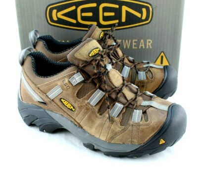 New KEEN Detroit Low Size 8 D Waterproof Steel Toe Men's Work Boots MSRP $150