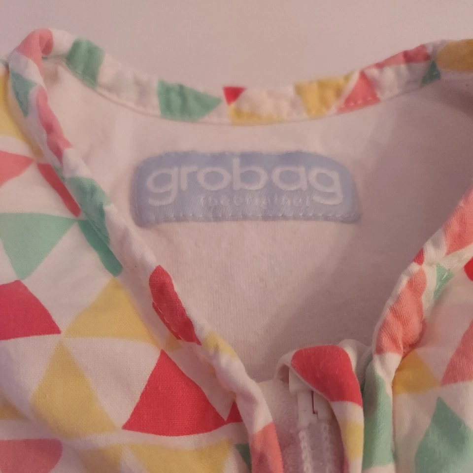Original GROBAG Saco de Dormir Unisex Cremallera Algodón Talla 6-18 Meses Multicolor Foto 3 de 4