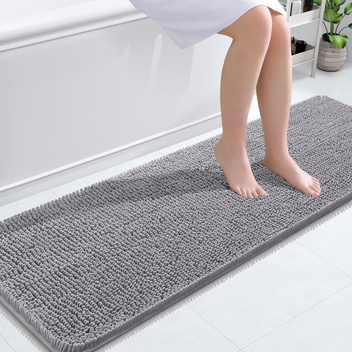 Extra Soft Absorbent Chenille Bath Rugs, Rubber Backing Quick Dry Bathroom Rugs - Picture 8 of 293