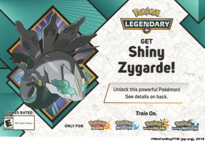✨ SHINY ZYGARDE ✨ Exclusive GameStop 2018 ✨ Pokemon Legends ZA