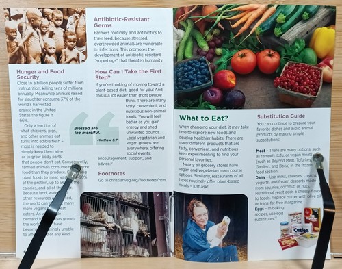 Fröhliches, mitfühlendes Essen Broschüre von Christian Vegetarian Association 2018 - Bild 3 von 9