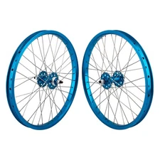 SE Racing Bikes 20" BMX Bike Wheelset Single Speed Freewheel Blue