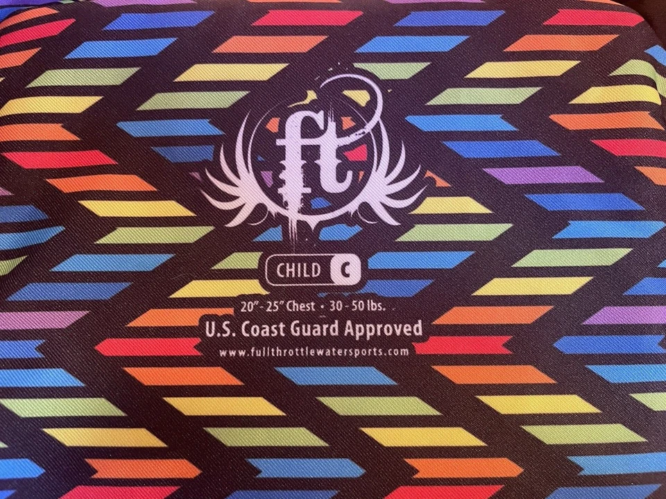 Ayuda para flotación infantil de acelerador completo, 30-50 libras aprobada por la Guardia Costera de los Estados Unidos ENVÍO GRATUITO Foto 3 de 4