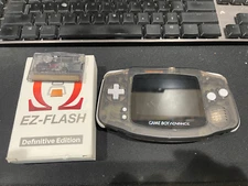 Smoke Grey Game Boy Advance GBA Console with iPS V5 + Game