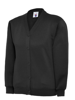 Uneek Kinder Strickjacke Knopfleiste Jungen Mädchen Schuluniform PE Kinder Sweatshirt