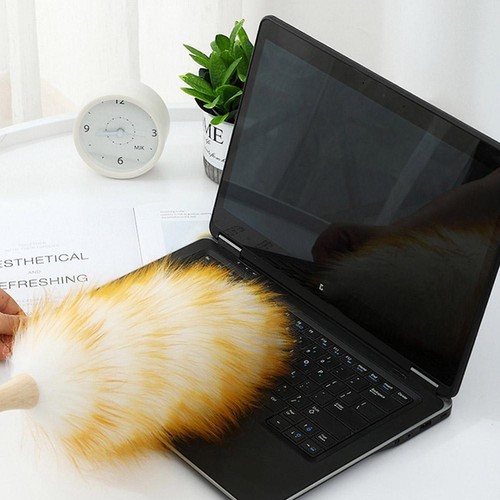 Household Wool Lambswool Feather Brush Duster Dust X5G2 Z4J7 Handle υε X8K7 - Picture 5 of 13