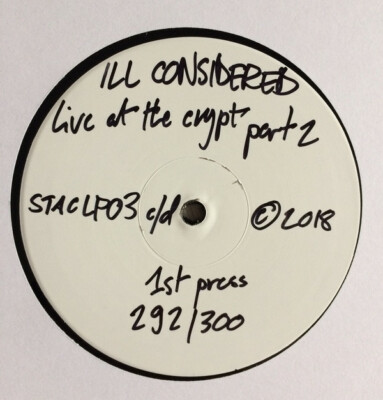 Ill Considered - Live At The Crypt Part 2 ORIGINAL nummeriert LP 33T Jazz Neu 