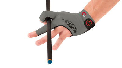 Predator Jasmin Ouschan Second Skin Grey/Black Glove - S/M LEFT Hand Pool Glove