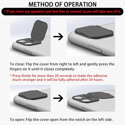 Privacy Cover Compatible for iPhone 16 Pro/iPhone 16 Pro Max with Front Camera - 第 5/8 張圖片
