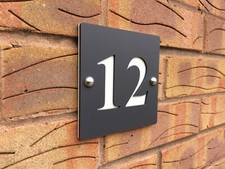 House Number Plaques Door Numbers Personalised [Custom Made Number 1 - 999]