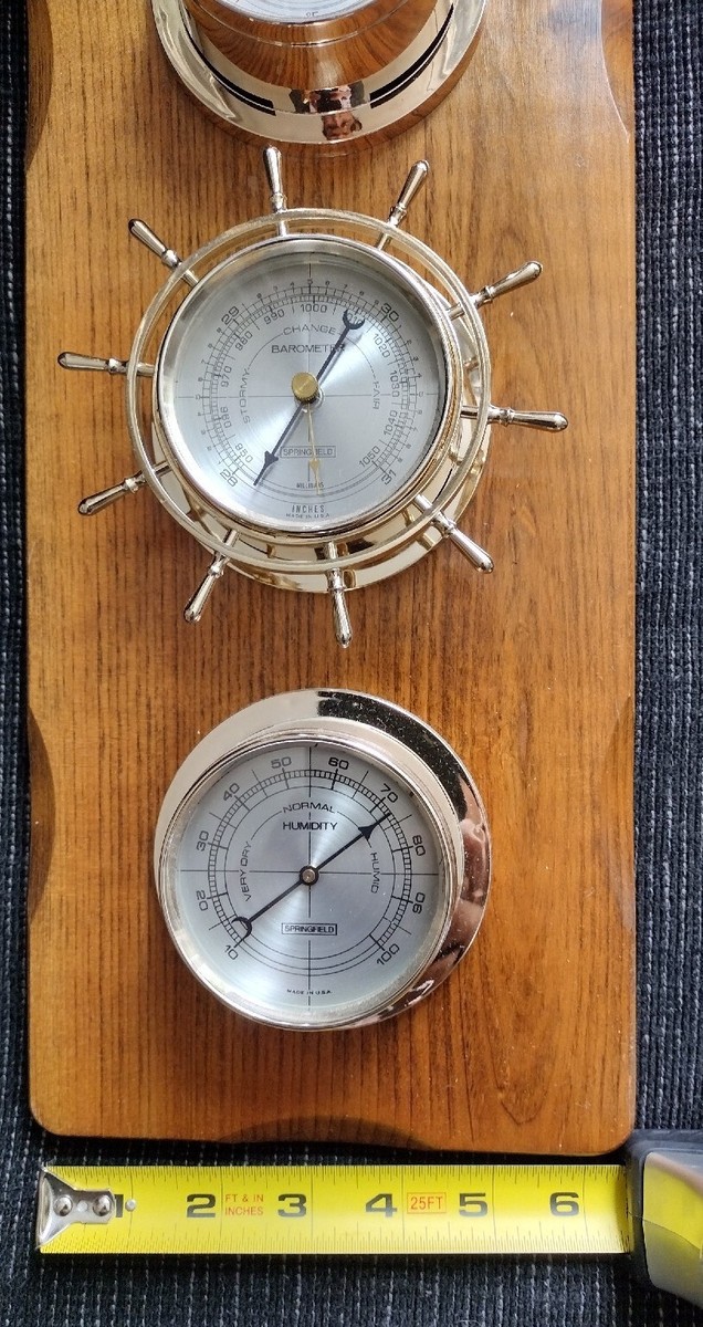 インテリア時計 SPRINGFIELD MARINER WEATHER STATION TRIO SPRINGFIELD MARINER WEATHER STATION TRIO