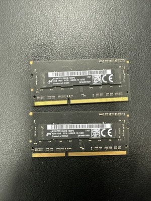 Micron  2x4GB 1Rx8 PC3L-12800 Laptop SODIMM RAM Memory MT8KTF51264HZ-1G6E2 iMac 