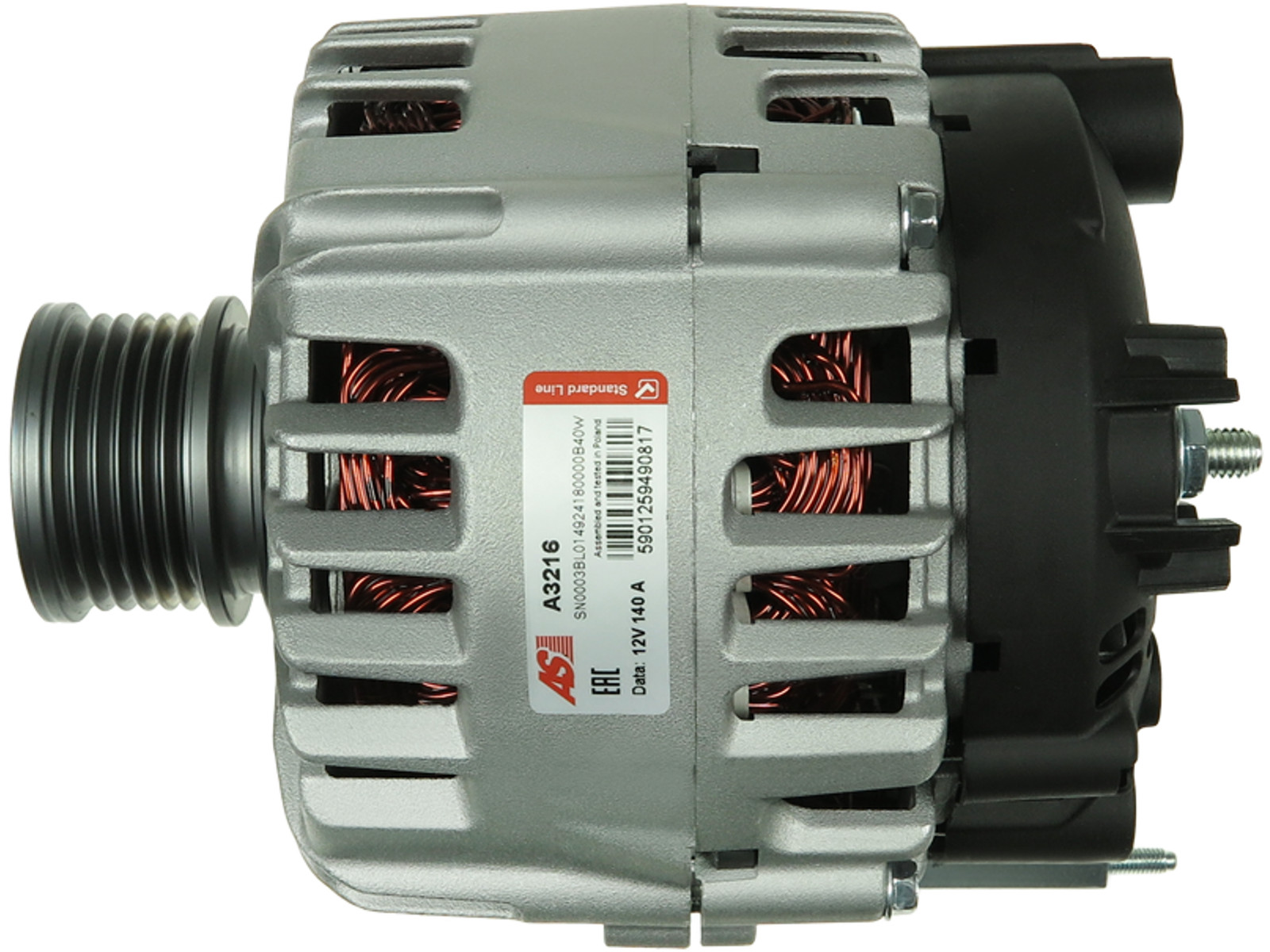 Brand New Alternator 12V 140A for SKODA OCTAVIA 2004-2013 II TDI OE TG14C023