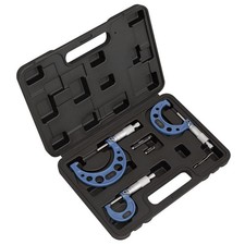 Image of Sealey AK9651M Micrometer Set 3pc Metric