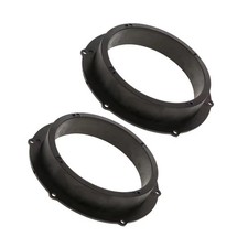 2pcs Black 6.5 inch Speaker Mounting Spacer Adaptor Rings for