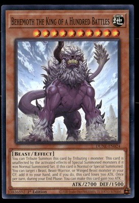 Behemoth the King of a Hundred Battles Dueling Mirrors MP24-EN364 Short Print NM