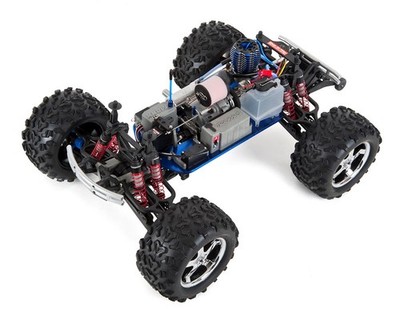 動作確認済み✨　トラクサス　t-maxx 3.3　エンジン　ニトロ Traxxas T-Maxx 3.3 4WD RTR Nitro Monster Truck (Blue) [TRA49077-3