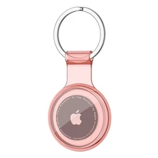 Waterproof Anti-lost Keychain Holder TPU Case for Apple Airtag Air Tag Dog Cat