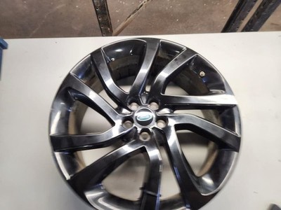 Wheel 18x8 Alloy 5 Angled V Spoke Black Fits 16-19 DISCOVERY SPORT 760009