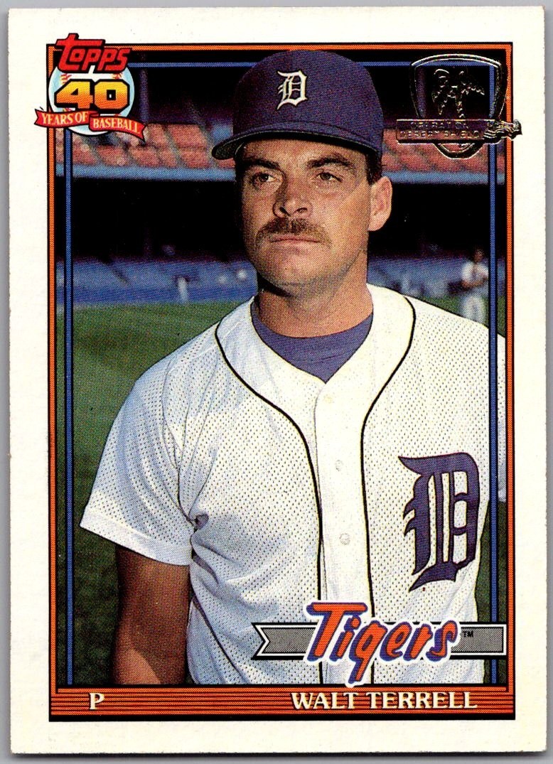 1991 Topps - Walt Terrell #328 Operation Desert Shield