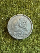 1974 Germany 50 Pfennig - D - Beautiful Coin - #A-014-B