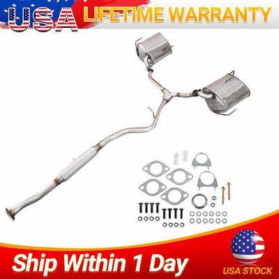 #ad Resonator Pipe amp; Dual Muffler fits 2009 13 Subaru Forester amp; 08 11 Impreza 2.5L $360.98