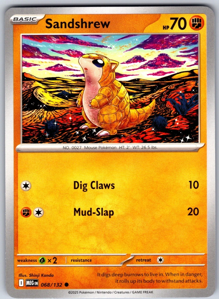 Sandshrew In Pokémon Individual Trading Cards for sale | eBay
